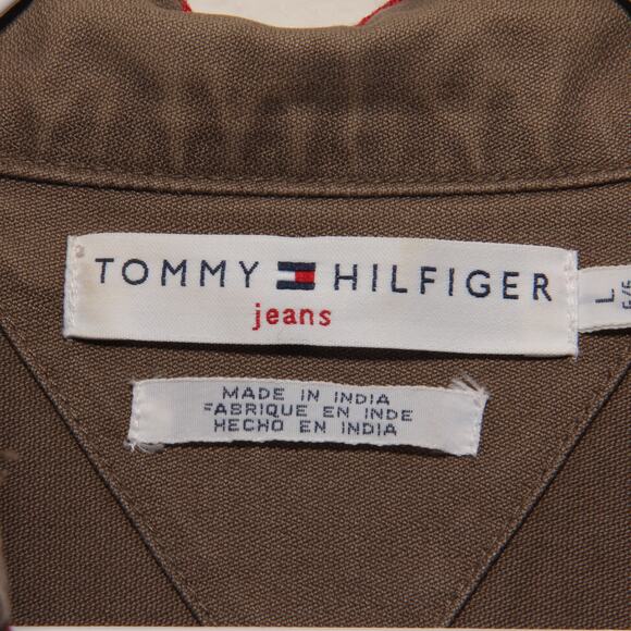 Vintage Tommy Hilfiger Jeans Cotton Pantsuit Size Large Jacket/10 pants - Picture 4 of 10